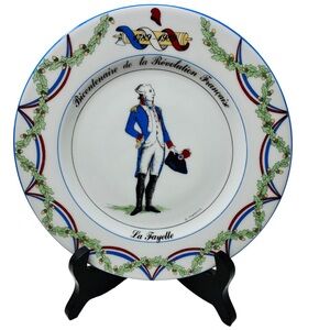 APILCO DESHOULIERES French Revolution Bicentenary Commemorative Plate Frappier